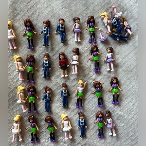 Lego friends 30+ bundle lot mega construx american girl vintage